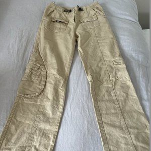 KIM CARGO PANTS - Beige size S